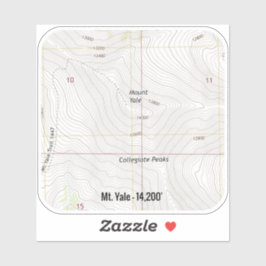 Mt. Yale Colorado Fourteener Sticker