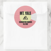 Mt. Yale Ronde Sticker (Tas)