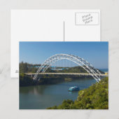 Mtamvuna Rivierbrug, Kwazulu-Natal Briefkaart (Voorkant / Achterkant)