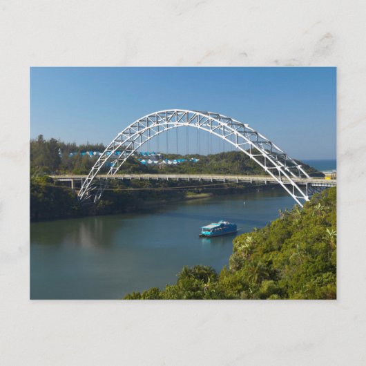 Mtamvuna Rivierbrug, Kwazulu-Natal Briefkaart (Voorkant)