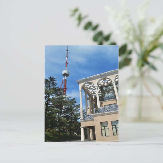 Mtatsminda park, Tbilisi. Georgia Briefkaart (Staand voorkant)