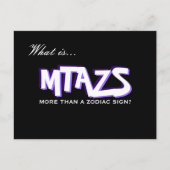 MTAZS Cancer Screening Reminder Post Card Briefkaart (Voorkant)