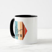 Mtb afdaling mountainbiken  mok (Voorkant links)