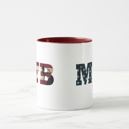 Mtb Amerikaanse vlag  Mok (Midden)