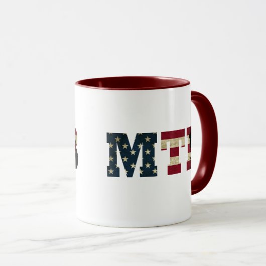 Mtb Amerikaanse vlag  Mok (Voorkant rechts)