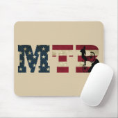 Mtb Amerikaanse vlag Muismat (Met muis)