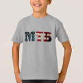 Mtb Amerikaanse vlag  T-shirt (Voorkant)