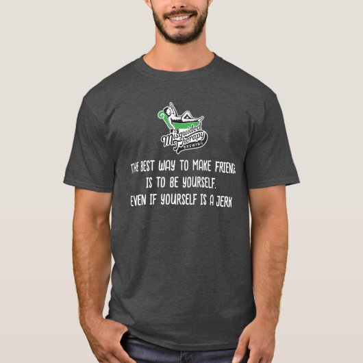 MTB Bad Advice Series - Maak vrienden T-shirt (Voorkant)