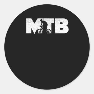 MTB Bike Biker buitenste mountaingebieken Ronde Sticker