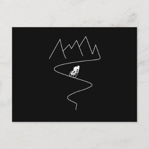 MTB Biking Bike Cyclist fietsen fietser G Briefkaart