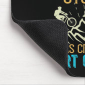 MTB - crashing maakt deel uit van fietsen Muismat (Hoek)