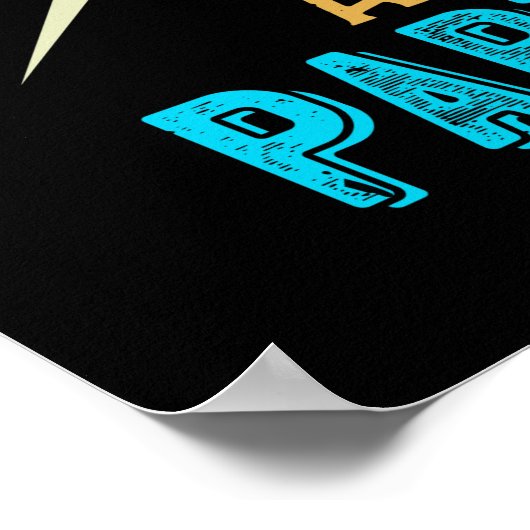 MTB - crashing maakt deel uit van fietsen Poster (Hoek)