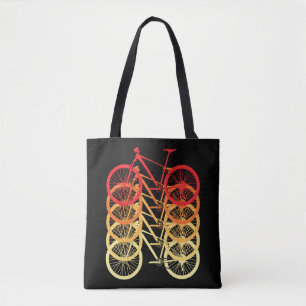 MTB Dirt Biker, BMX Bicycle Racer Cyclist Gift Tote Bag