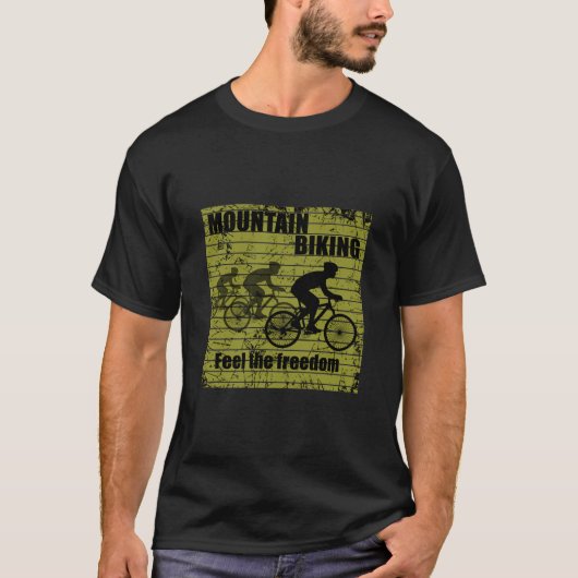 MTB Downhill Fietsrijder - Mountainbiken T-shirt (Voorkant)