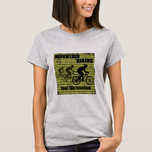 MTB Downhill Fietsrijder - Mountainbiken T-shirt (Voorkant)