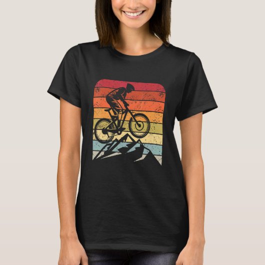 Mtb Downhill Mountain Bike T-shirt (Voorkant)