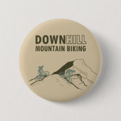 MTB Downhill Mountainbike Ronde Button 5,7 Cm (Voorkant)