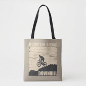MTB Downhill Mountainbike Tote Bag (Voorkant)