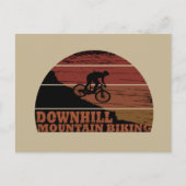 MTB downhill mountainbiken Feestdagenkaart (Voorkant)