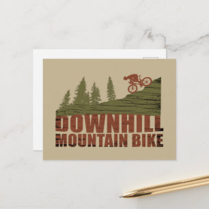 MTB downhill mountainbiken Feestdagenkaart