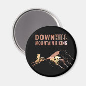 MTB downhill mountainbiken Magneet (Voorkant / Achterkant)