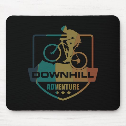 Mtb Downhill Mountainbiken Muismat (Voorkant)