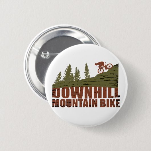 MTB downhill mountainbiken Ronde Button 5,7 Cm (Voorkant /achterkant)
