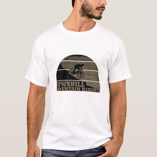 MTB downhill mountainbiken T-shirt (Voorkant)