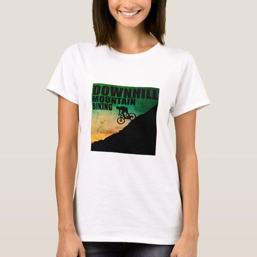 MTB downhill mountainbiken T-shirt (Voorkant)