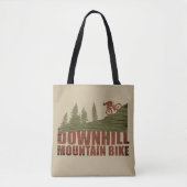 MTB downhill mountainbiken Tote Bag (Voorkant)