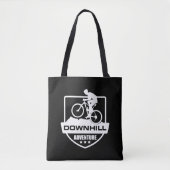 Mtb Downhill Mountainbiken Tote Bag (Voorkant)