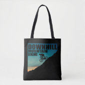 MTB downhill mountainbiken Tote Bag (Voorkant)