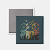 MTB Downhill Mountainbiker Magneet (Voorkant / Achterkant)