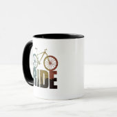 MTB Downhill Mountainbiker Mok (Voorkant links)