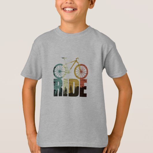 MTB Downhill Mountainbiker T-shirt (Voorkant)