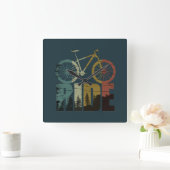 MTB Downhill Mountainbiker Vierkante Klok (Huis)