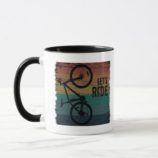 MTB Downhill - Vintage Mountainbiken Mok (Links)