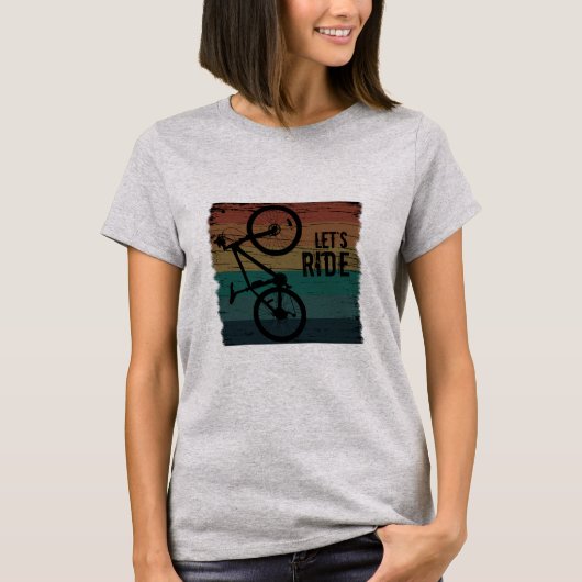 MTB Downhill - Vintage Mountainbiken T-shirt (Voorkant)
