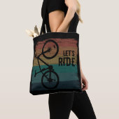 MTB Downhill - Vintage Mountainbiken Tote Bag (Dichtbij)