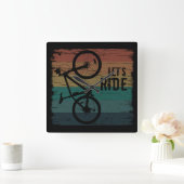 MTB Downhill - Vintage Mountainbiken Vierkante Klok (Huis)