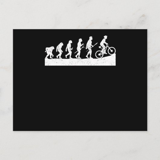 MTB Evolution Ride Mountain Bike Bicycle Sport Briefkaart (Voorkant)