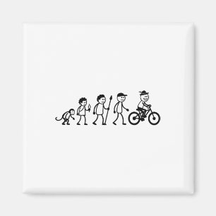 Mtb-fietsen Bmx-stickfigure Fietsen Mountainbike Magneet