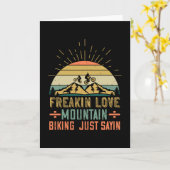 MTB - Freakin Love Mountain Biking Kaart (Gele Bloem)