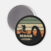 Mtb Moab - Utah Mountainbiken Magneet (Voorkant / Achterkant)