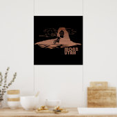Mtb Moab - Utah Mountainbiken Poster (Keuken)