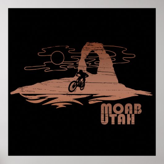 Mtb Moab - Utah Mountainbiken Poster (Voorkant)