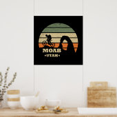 Mtb Moab - Utah Mountainbiken Poster (Keuken)