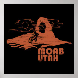 Mtb Moab - Utah Mountainbiken Poster