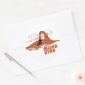 Mtb Moab - Utah Mountainbiken Ronde Sticker (Envelop)