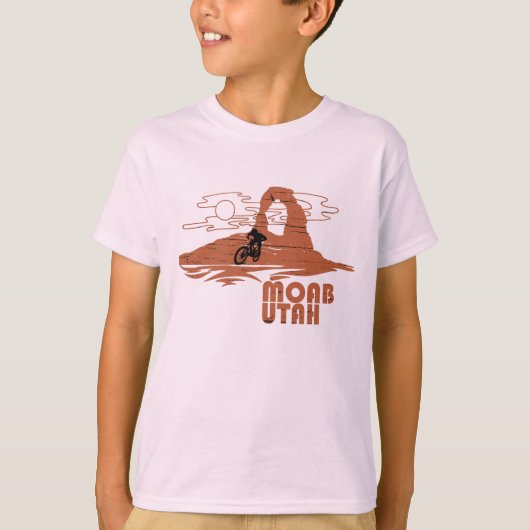 Mtb Moab - Utah Mountainbiken T-shirt (Voorkant)